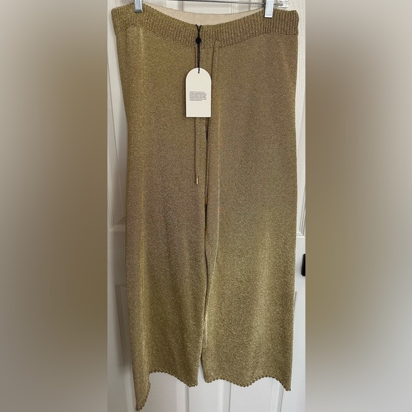CULT GAIA x GAP Collab Gold Loungewear Set Size M NWT - Picture 5 of 5